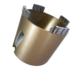 Diamant-Dosensenker Ø 82 mm "Laser-Turbo Gold" mit M16-Anschluss und 10 mm hohen Turbo-Profi-Segmenten Diamant-Dosensenker Ø 82 mm "Laser-Turbo Gold" mit M16-Anschluss und 10 mm hohen Turbo-Profi-Segmenten
