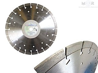 Diamant-Trennscheibe Ø 300 x 20,0 mm für Beton, Granit, Klinker, Ziegel mit 14 mm Segmenthöhe für Tischsäge und Trennschleifer | Galerie-Ansicht