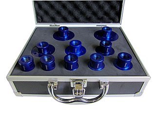 M14 Fliesenbohrer / Fliesen-Bohrkronen Set 10-teilig im praktischen Transportkoffer